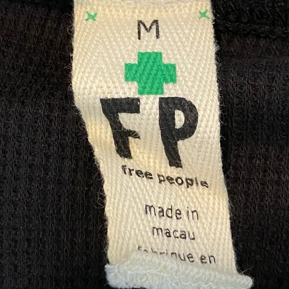 RARE Free People Rhinestone Tank Top Black Womens Sz Medium Y2K 2007 Collection - Picture 7 of 7